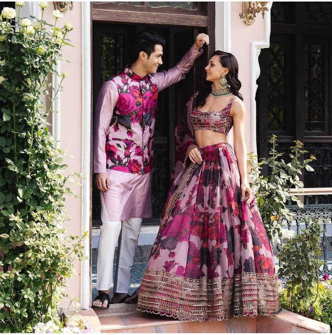 Tabby Silk Zari Work Sequins Lehenga With Cancan - MYLUXURY LANE ENTERPRISE